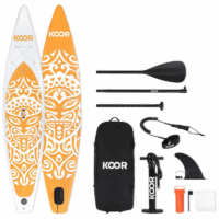Planche à pagaie Koor Moolaka Touring 11.6 pieds – Blanc & Orange Tunisie