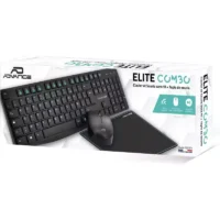Pack ADVANCE Elite Wireless Combo Clavier + Souris Sans Fil + Tapis  – Noir – CLS-7100RF Tunisie