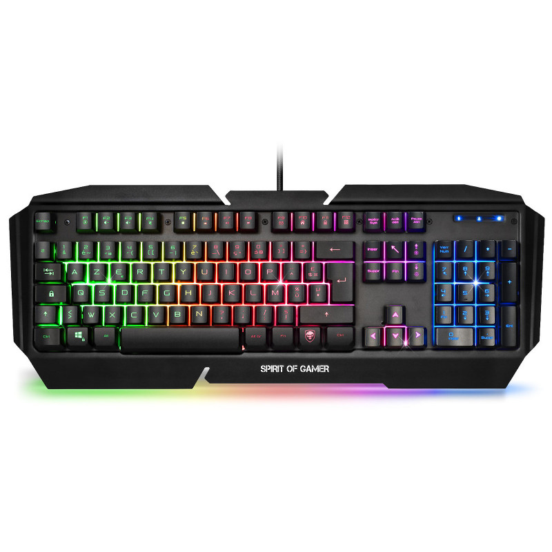 Pack Gaming 3 en 1 Spirit Of Gamer Ultimate 500 Clavier + Souris + Tapis -Noir – CLS-MK500 Tunisie