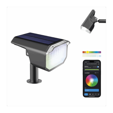 Projecteur Solaire Extérieur Ksix Smartled Wifi – BXOUTL4S Tunisie