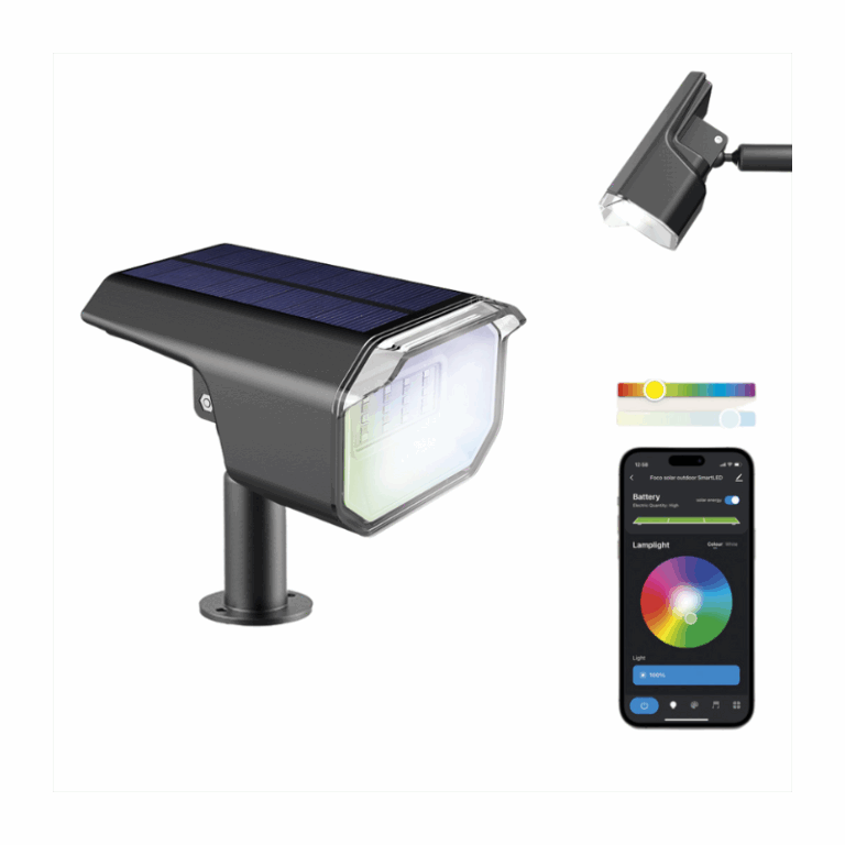 Projecteur Solaire Extérieur Ksix Smartled Wifi – BXOUTL4S Tunisie