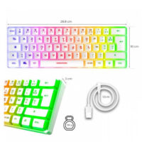 Clavier Gamer Filaire Spirit Of Gamer PRO-K2 RGB – Blanc – CLA-PK2WT Tunisie
