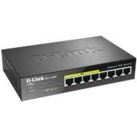 Switch D-Link De Bureau Gigabit Poe 8 Ports – Noir – DGS-1008P/E Tunisie