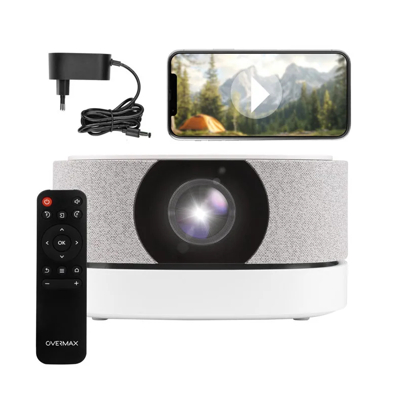 Vidéo Projecteur Sans Fil Overmax Multipic 4.5 Full HD Wifi – Blanc -20231088 Tunisie