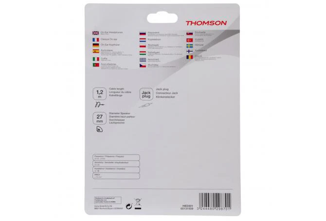 Casque THOMSON HED1115BK Noir – 132477 Tunisie