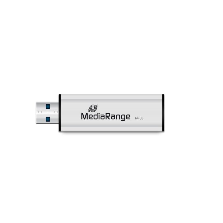 Clé USB USB 3.0 64Go MediaRange Noir Slider – MDR13439 Tunisie