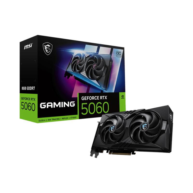 Carte Graphique MSI GeForce RTX 5060 8G GAMING OC – 912-V537-005 Tunisie
