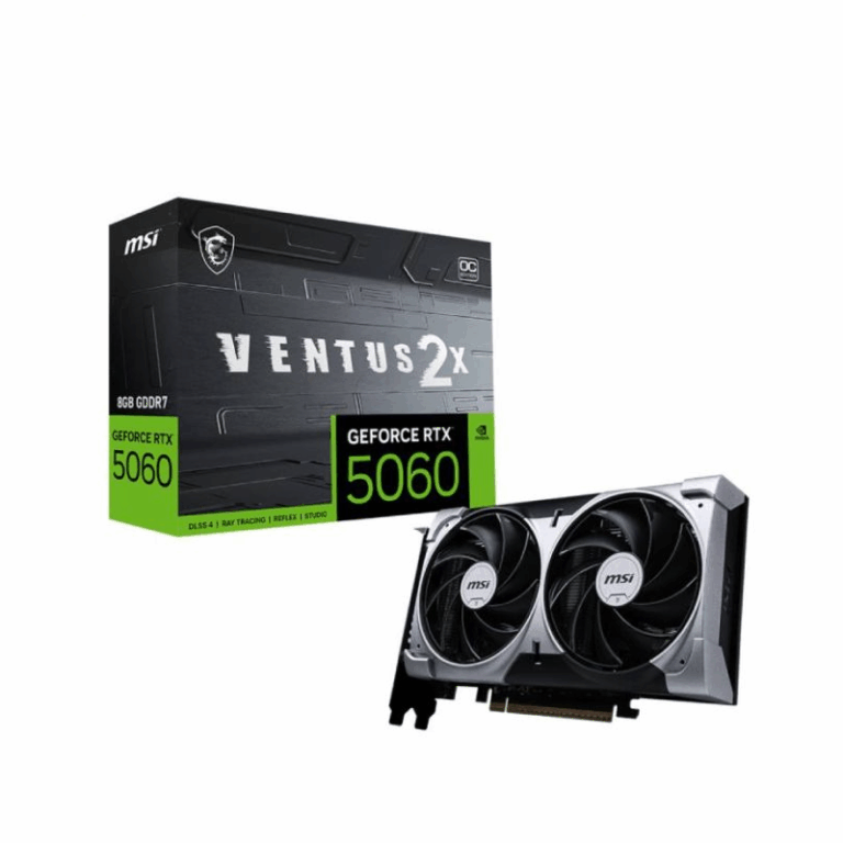 Carte Graphique MSI GeForce RTX 5060 8G VENTUS 2X OC – 912-V537-002 Tunisie