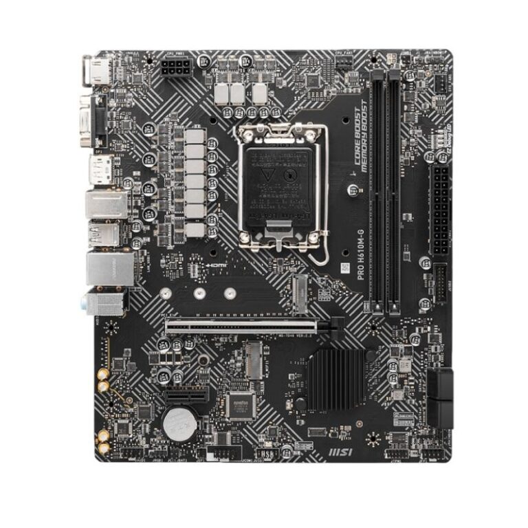 Carte Mère MSI PRO H610M-G DDR5 – 911-7D46-225 Tunisie