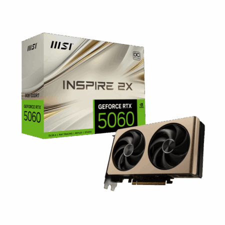 Carte graphique MSI GeForce RTX 5060 INSPIRE 2X OC 8 Go – 912-V537-001 Tunisie
