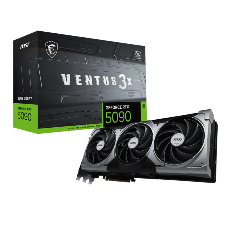 Carte graphique MSI GeForce RTX 5090 VENTUS 3X OC 32 Go – 912-V530-092 Tunisie