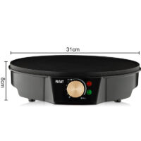 Crêpière Électrique RAF R.528 1200W Noir Tunisie