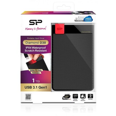 Disque Dur Externe Silicon Power Diamond 1 To – D30 Tunisie