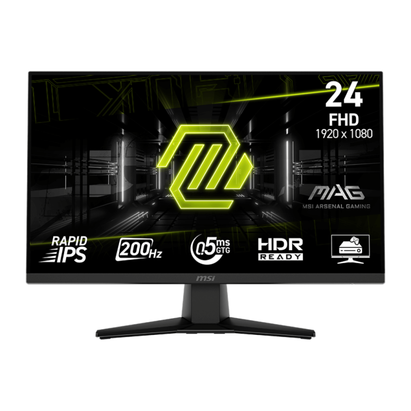 Ecran Gaming MSI MAG 242F 23.8” Full HD IPS 200Hz – 9S6-3BC51T-001 Tunisie