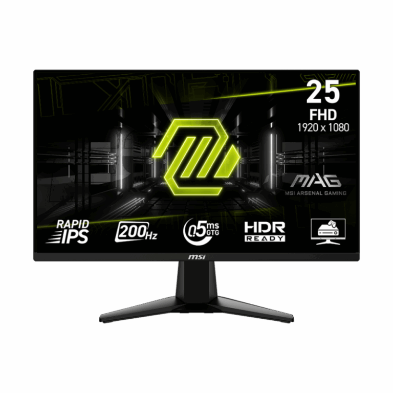 Écran Gaming MSI MAG 255F E20 24.5″ Full HD IPS 200 Hz – 9S6-3BC21M-043 Tunisie