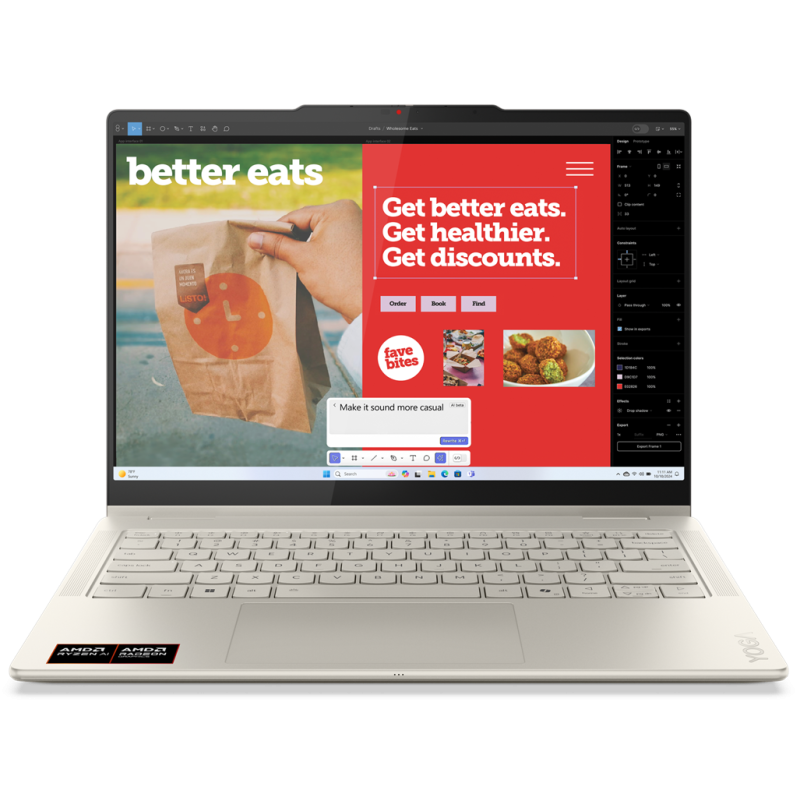 Pc Portable Lenovo Yoga 7 2-in-1 14AKP10 Ryzen AI 7 350 16 Go 512 Go SSD – 83JR007NFG Tunisie