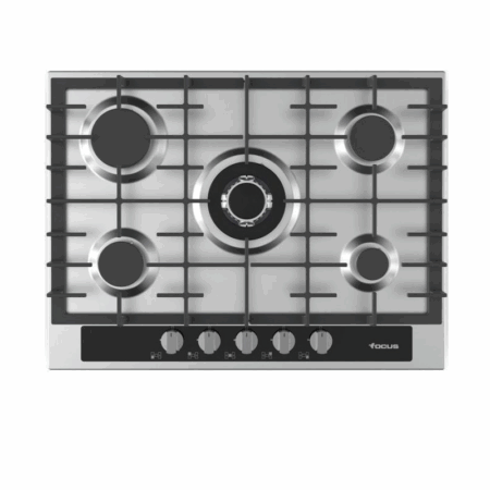 Plaque de Cuisson Focus F.8011XS 5 Feux 70 cm Avec Thermocouple Inox Tunisie