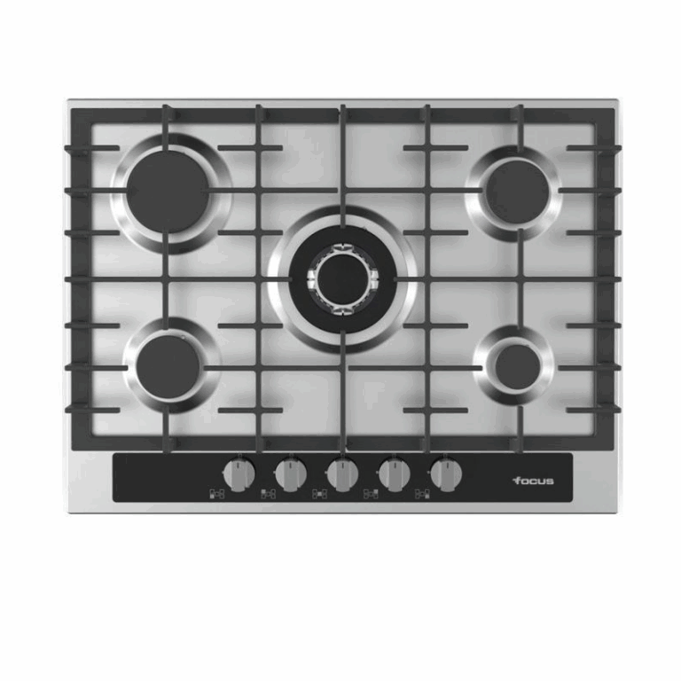 Plaque de Cuisson Focus F.8011XS 5 Feux 70 cm Avec Thermocouple Inox Tunisie