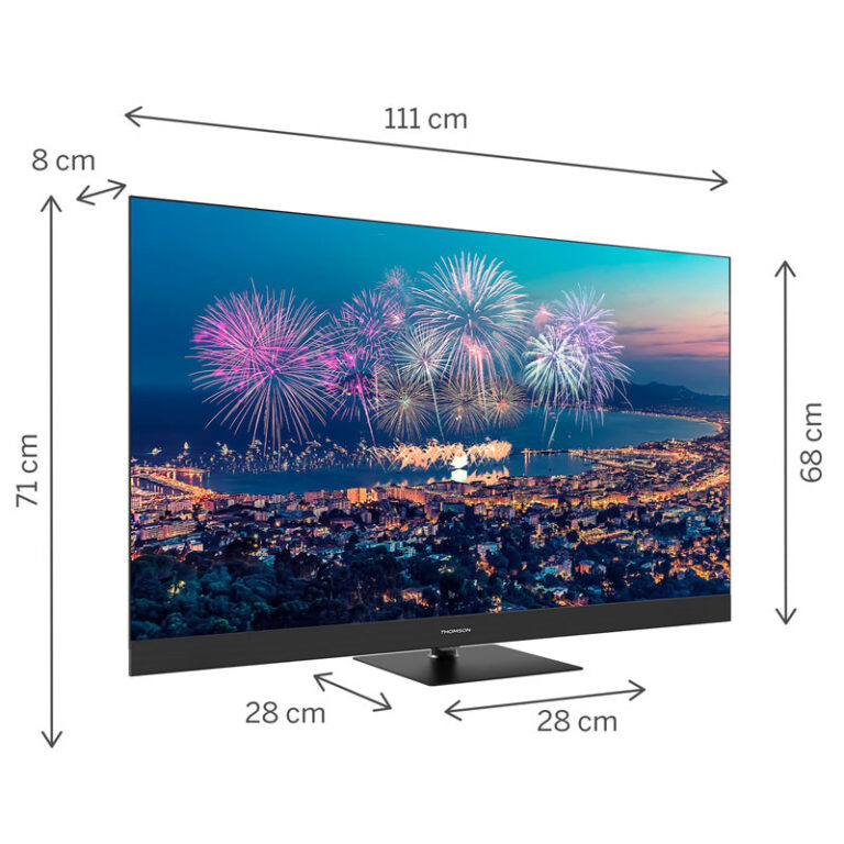Téléviseur Thomson 50QG6C14 Smart QLED Plus Google TV Noir Tunisie