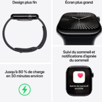 Apple Watch Series 10 GPS 42 Mm Aluminium – Rose Gold – MWWH3QF/A Tunisie