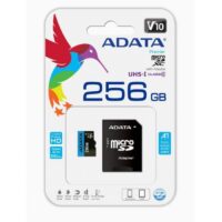 Carte Mémoire Adata 256 go Class 10 Avec Adaptateur –  AUSDX256GUICL10A1-RA Tunisie