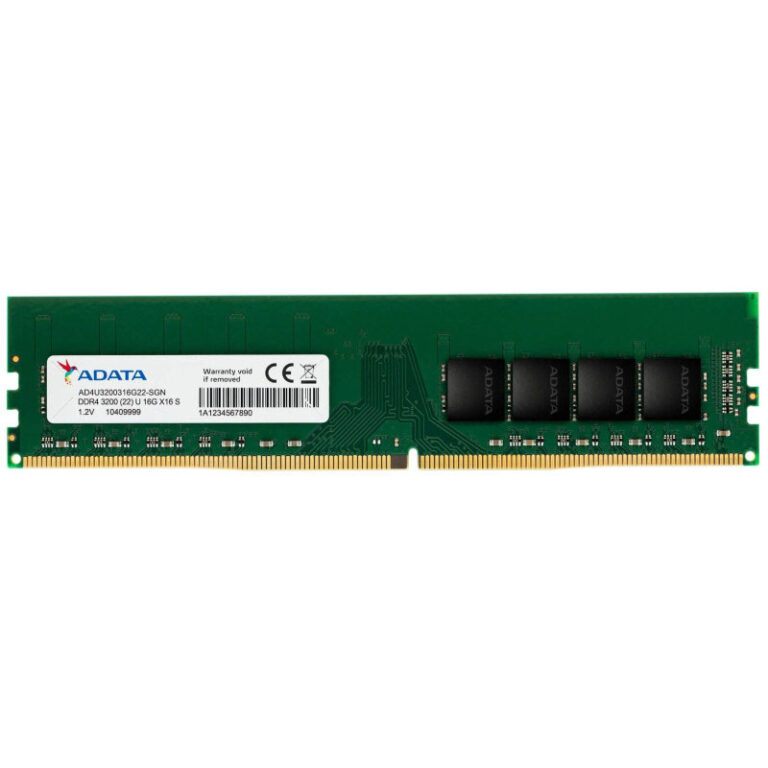 Barrette Mémoire ADATA 16Go DDR4 – AD4U320016G22-SGN Tunisie