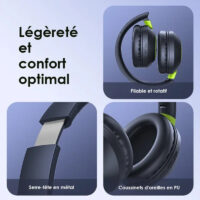 Casque Sans Fil ORAIMO Bluetooth – Noir – OHP-610S Tunisie