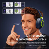 Casque Sans Fil ORAIMO Bluetooth – Noir – OHP-610S Tunisie