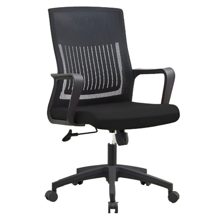 Chaise Secrétaire Costa Noir – Base Noir Tunisie