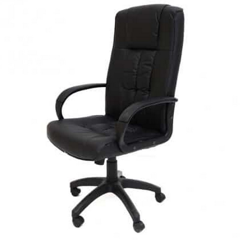 Chaise Directeur New Elipsy Noir -Base Chrome Tunisie