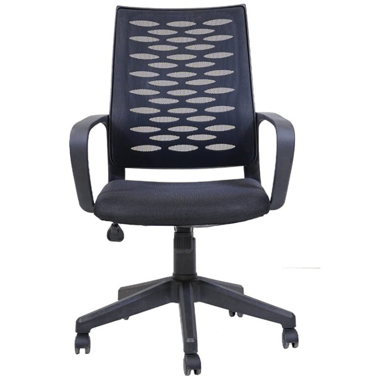 Chaise Secrétaire Atles Noir – Base Chrome Tunisie