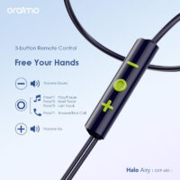 Écouteurs Intra-Auriculaires Filaire ORAIMO Halo Airy Type C – Noir – OEP-650-BK Tunisie