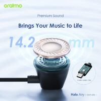 Écouteurs Intra-Auriculaires Filaire ORAIMO Halo Airy Type C – Bleu – OEP-650-BL Tunisie