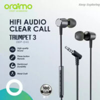 Écouteurs Oraimo avec Micro – Noir – OEP-E40-BK Tunisie