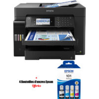 Imprimante Jet d’Encre Epson Ecotank  L15160 4 En 1 A3+ Couleur Wifi -C11CH71403 Tunisie