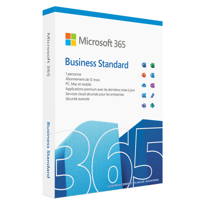 Microsoft Office 365 Business Standard Licence 1 An 1 Utilisateur – KLQ-00216 Tunisie