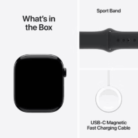Apple Watch Series 10 GPS 46 Mm – Noir Aluminium – MWWQ3QF/A Tunisie