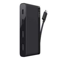 Mini Concentrateur Usb-c 4 Ports Usb Type-c Belkin -Noir -F4U090BTBLK Tunisie