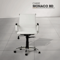 Chaise Bureau de Direction Monaco BD Base Noir -Noir Tunisie