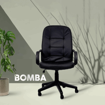 Chaise direction Bomba Base Chrome -Noir Tunisie