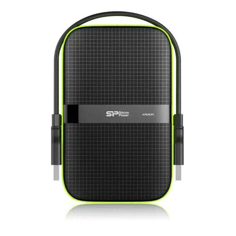 Disque Dur Externe Silicon Power A60 5To USB 3.2 – Noir -SP050TBPHDA60S3K Tunisie