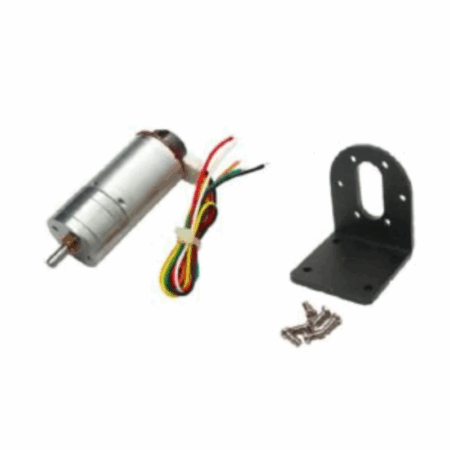 Moteur Réducteur 25GM370 DC 12v 60 RPM avec support Tunisie