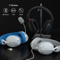 Micro Casque Gaming Redragon H848 Pro – Blanc & Bleu -H848-PRO-BL Tunisie