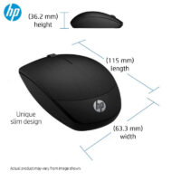 Souris Hp Sans Fil X200 – Noir – 6VY95AA Tunisie