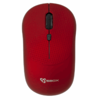 Souris Optique Sans Fil SBOX  – Rouge – WM-106R Tunisie