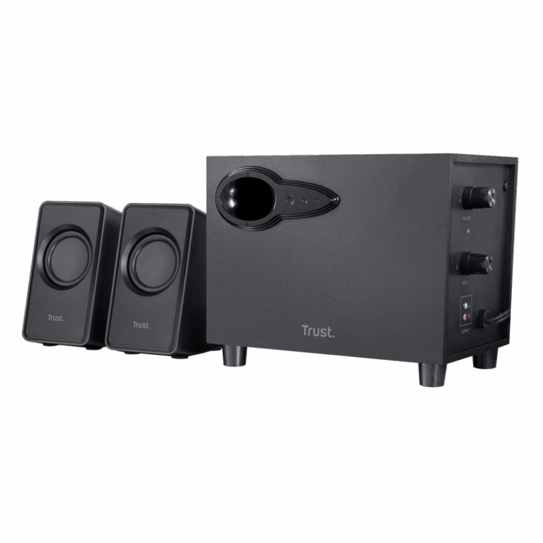 Ensemble D’enceintes Trust Subwoofer Avora 2.1 – Noir – 20442 Tunisie