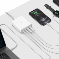 Station D’accueil Pc Portable Belkin 108 w 4 Ports – Blanc – WCH010vfWH Tunisie