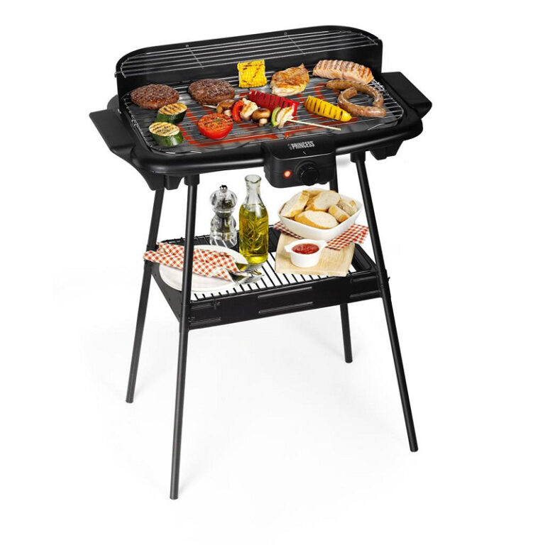 Barbecue Electrique Sur Pied Princess 112247 2000 W Noir Tunisie