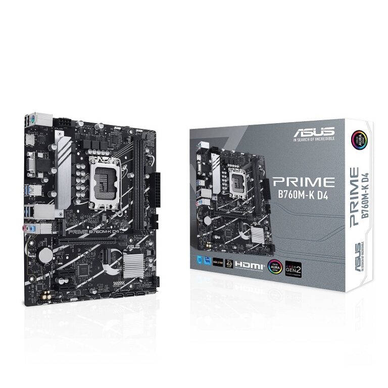 Carte Mère Asus Prime B760M-K D4 Tunisie