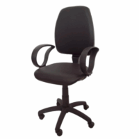 Chaise secrétaire Brio Dossier Sans Accoudoirs – Base Chrome Tunisie